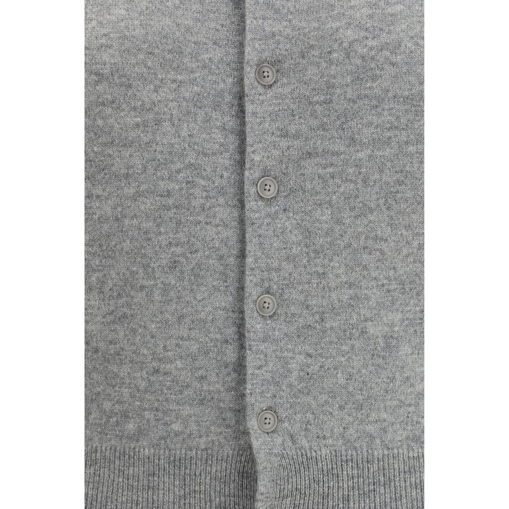 Extreme Cashmere Gray Cashmere Cardigan