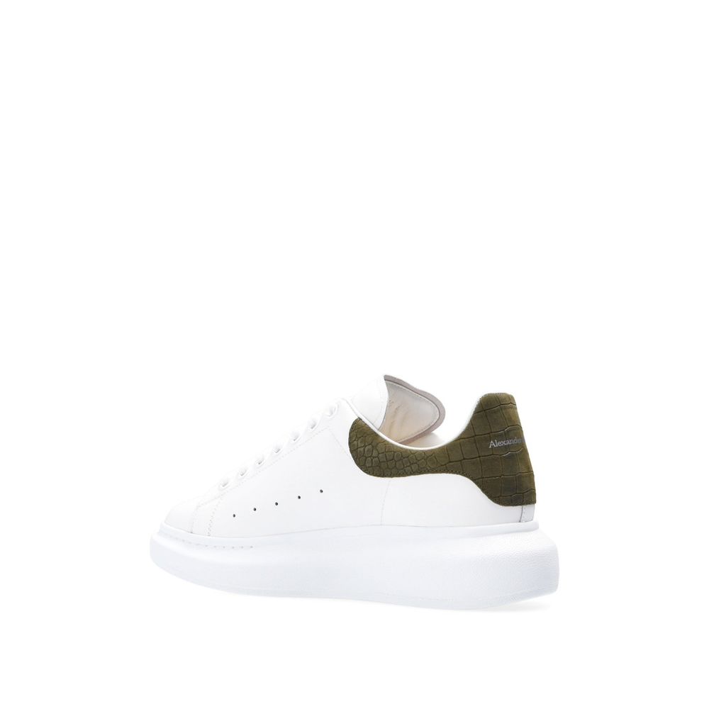 Alexander McQueen White Calfskin Low Top Sneakers