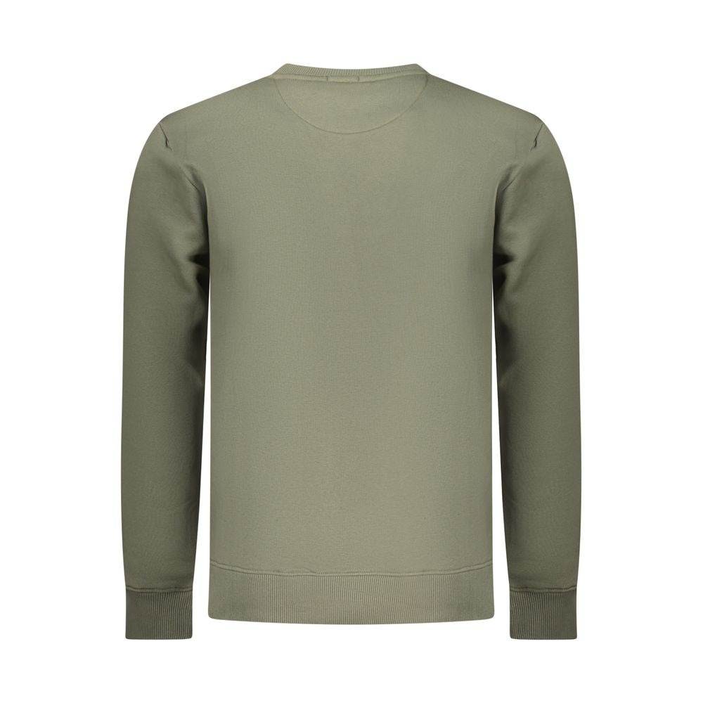 Coveri Moving Verde Cotton Men Sweatshirt
