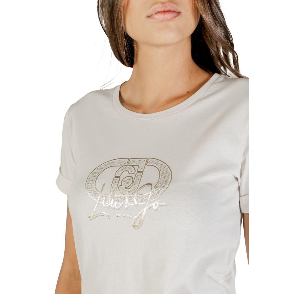 Liu Jo White Cotton T-Shirt