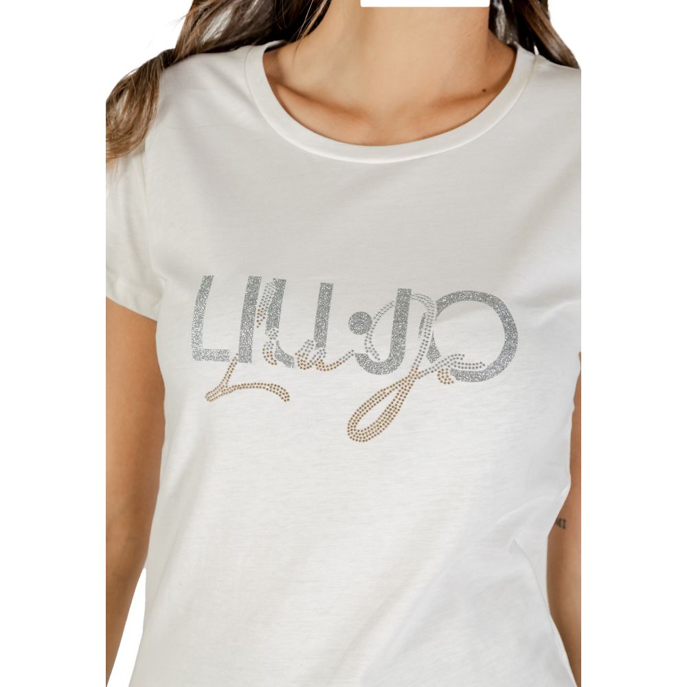 Liu Jo White Cotton T-Shirt
