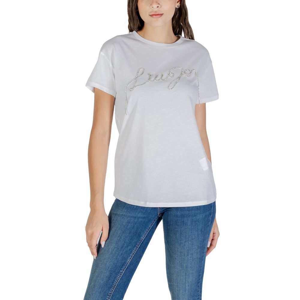 Liu Jo White Cotton T-Shirt