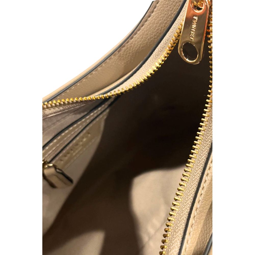 Twinset Beige PU Women Shoulder Bag