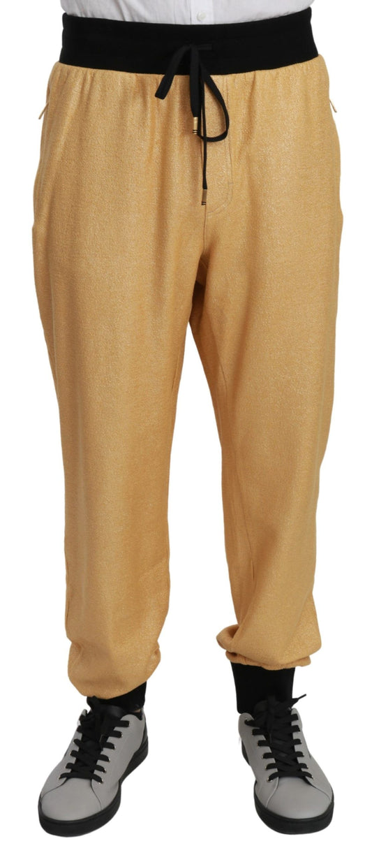 Dolce & Gabbana Gold Year Of The Pig Baumwolle Herrenhose