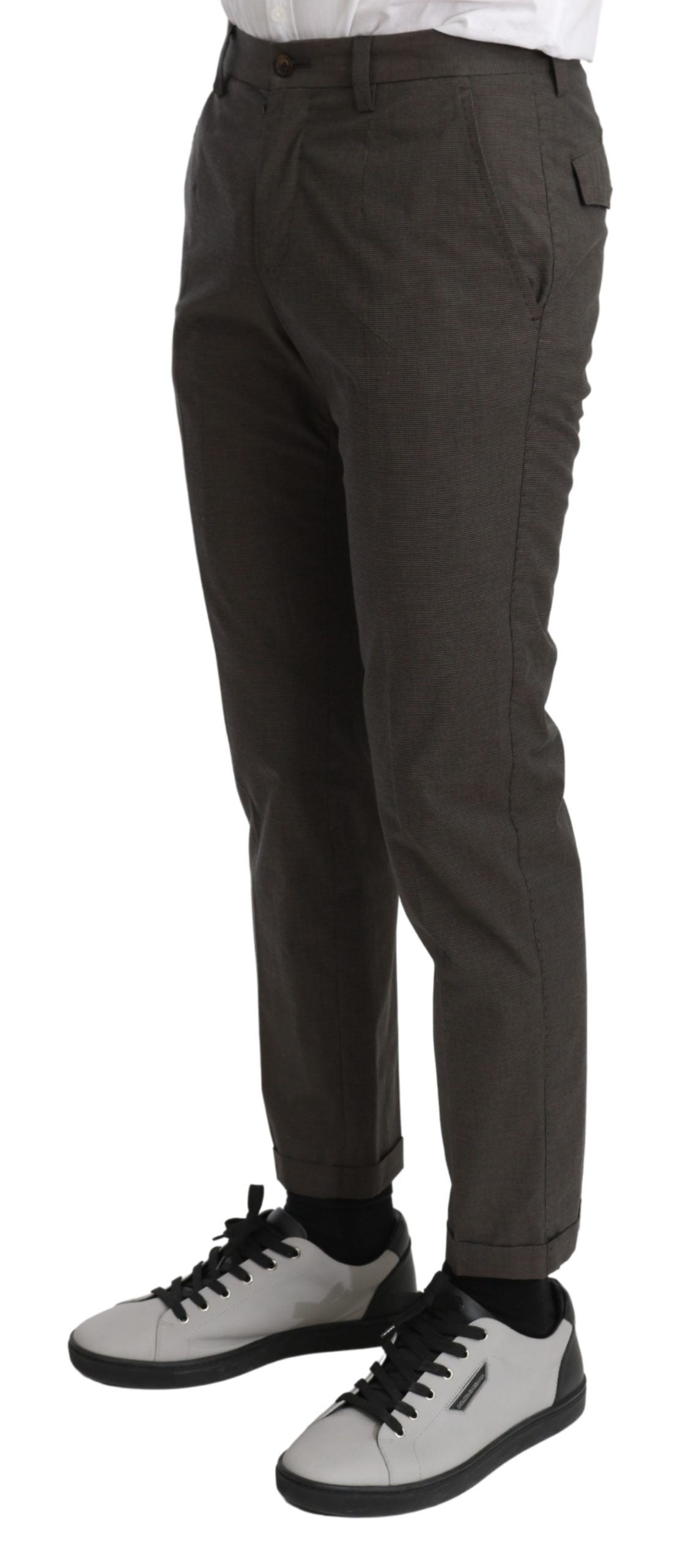 Dolce & Gabbana Braune Freizeithose für Herren, 100 % Baumwolle