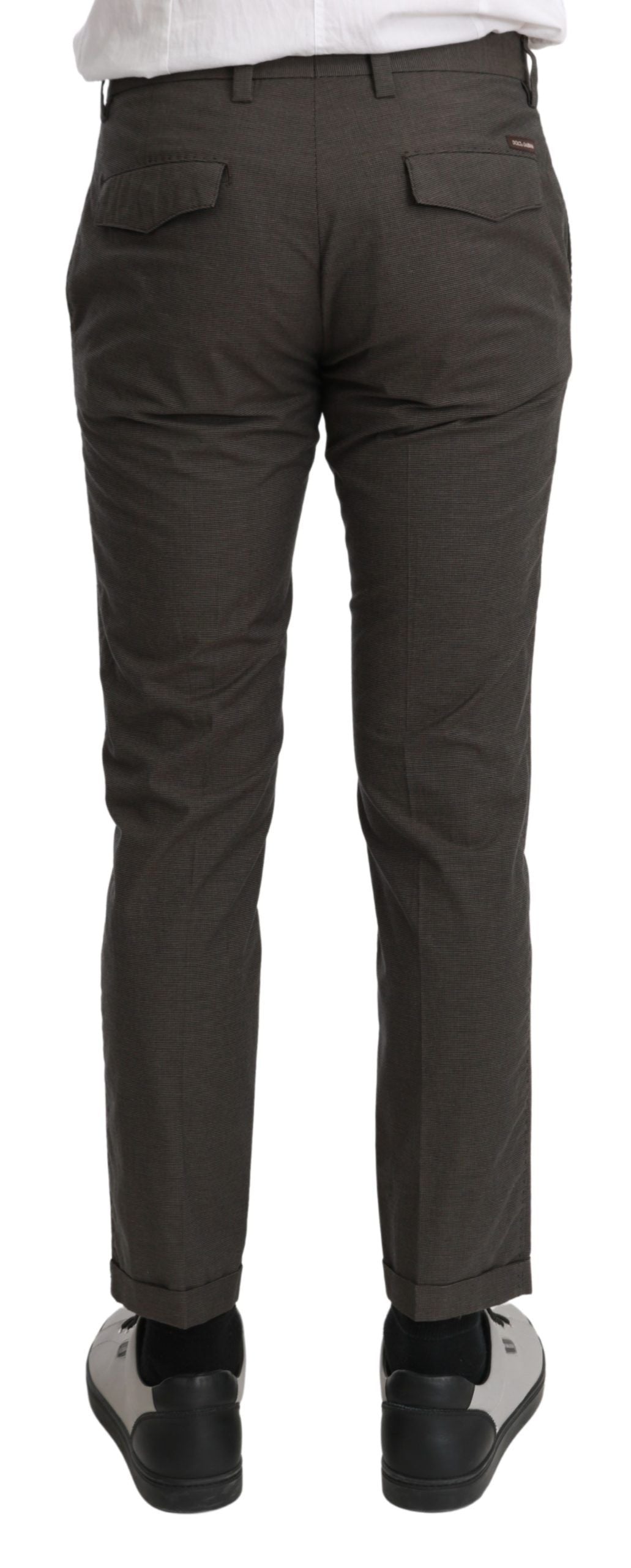 Dolce & Gabbana Braune Freizeithose für Herren, 100 % Baumwolle