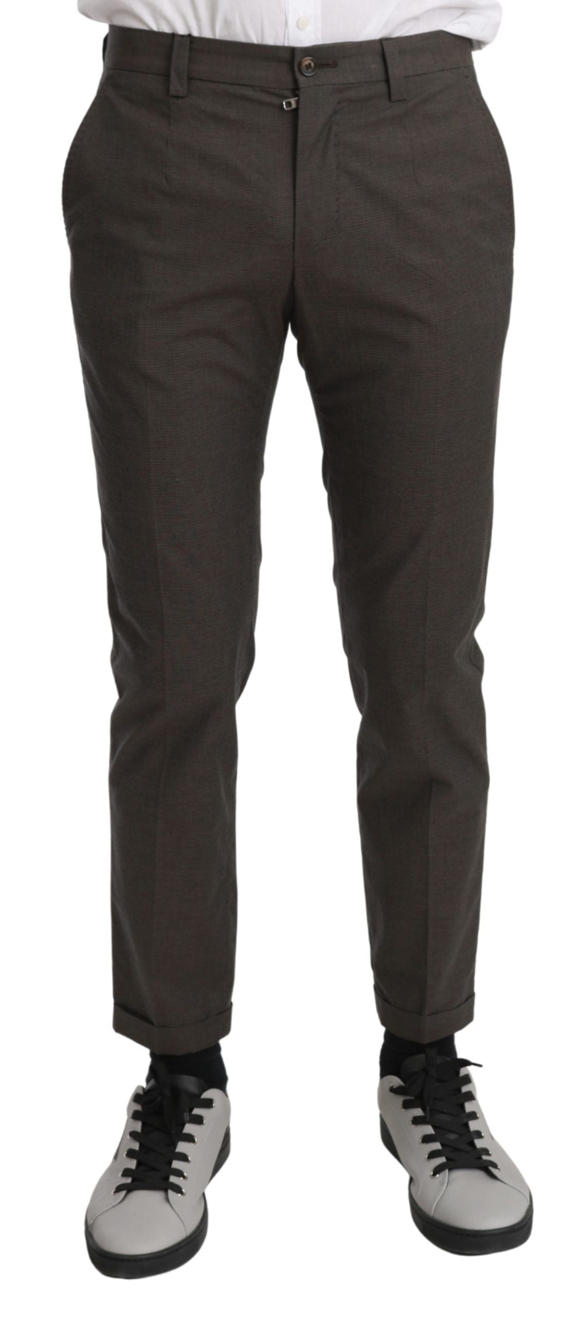 Dolce & Gabbana Braune Freizeithose für Herren, 100 % Baumwolle