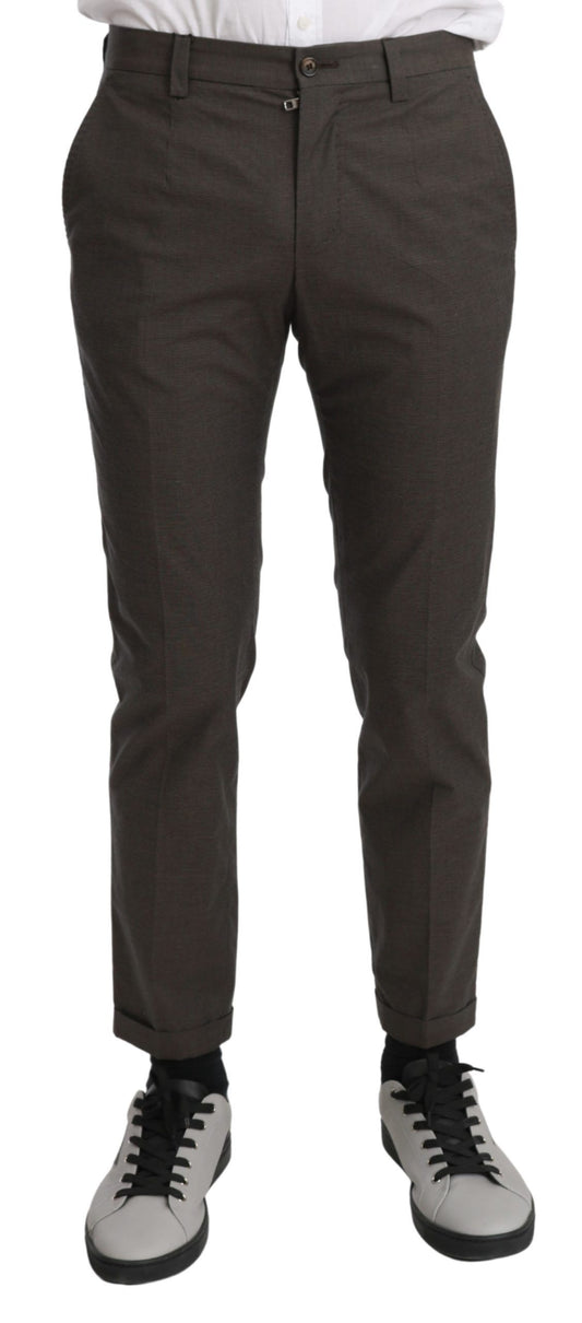 Dolce & Gabbana Braune Freizeithose für Herren, 100 % Baumwolle