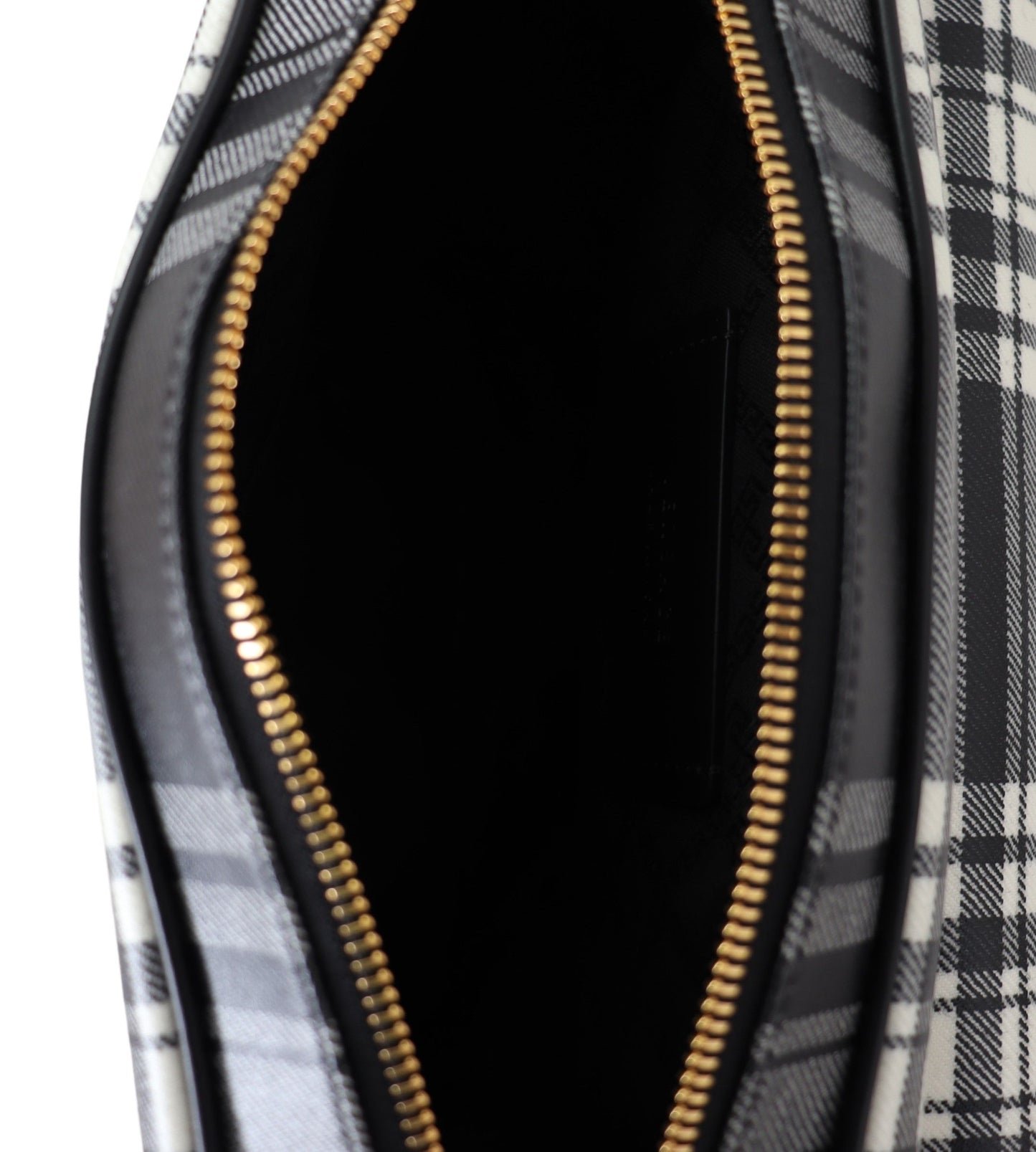 Versace Elegante Umhängetasche aus grauem Leder