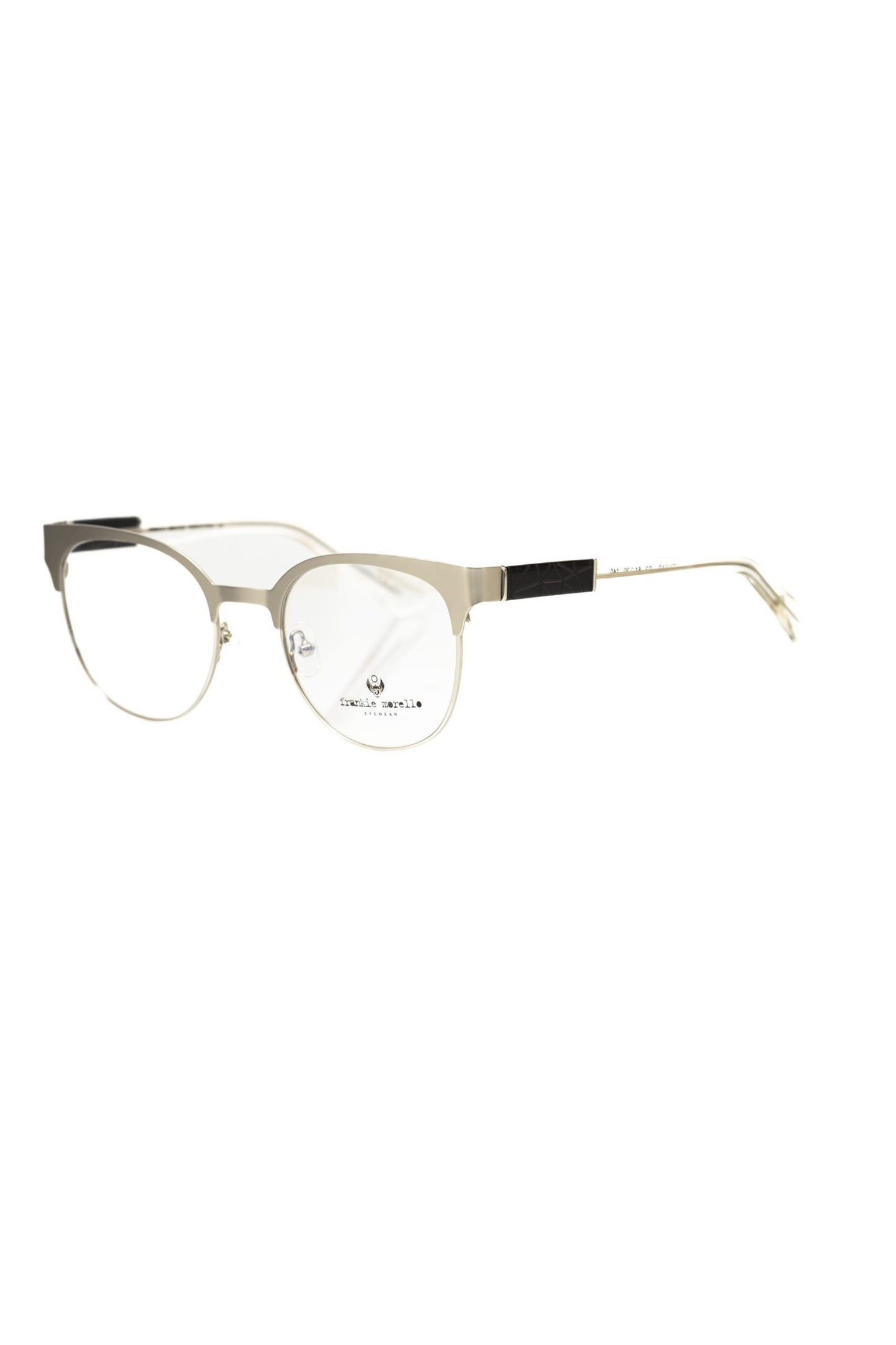 Frankie Morello Black Metallic Women's Eyeglass Frame