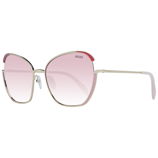 Emilio Pucci Gold Damen Sonnenbrille