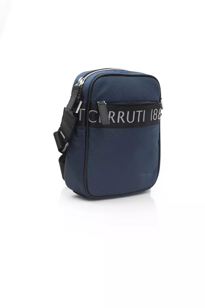 Cerruti 1881 – Blaue Umhängetasche aus Nylon für Damen