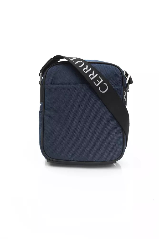 Cerruti 1881 – Blaue Umhängetasche aus Nylon für Damen