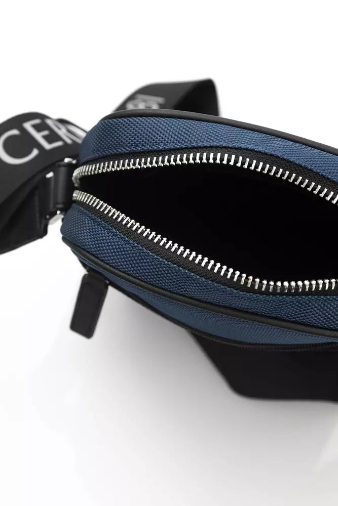 Cerruti 1881 – Blaue Umhängetasche aus Nylon für Damen