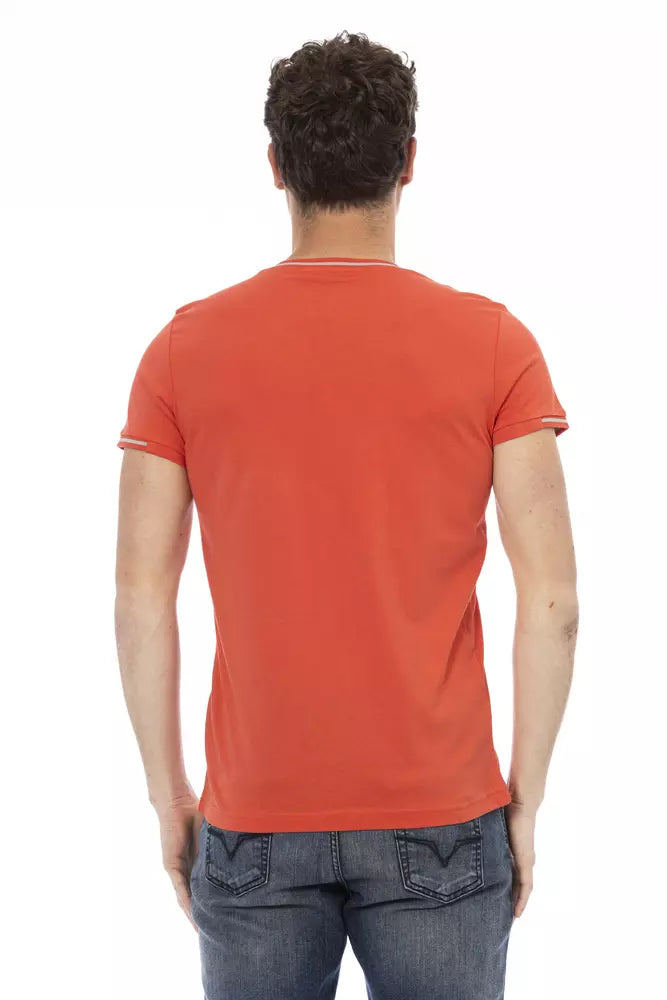 Trussardi Action Orange Baumwolle Herren T-Shirt