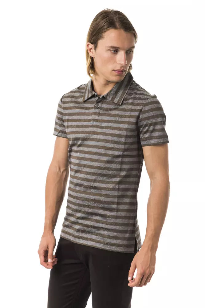 BYBLOS Graues Poloshirt aus Baumwolle für Herren