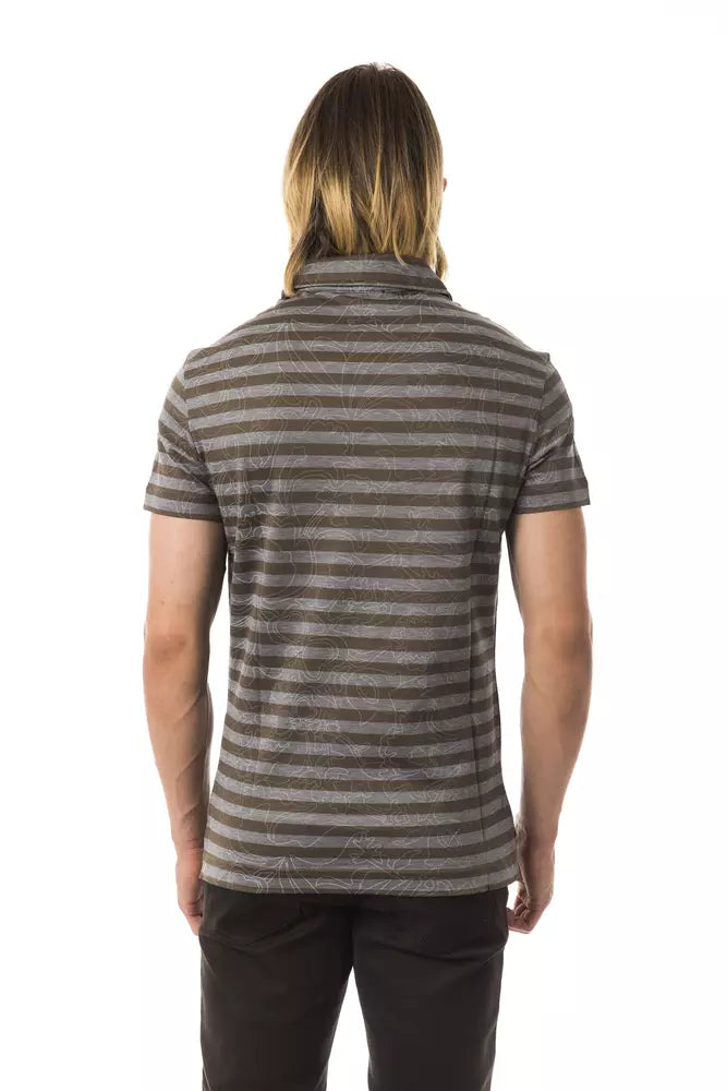 BYBLOS Graues Poloshirt aus Baumwolle für Herren