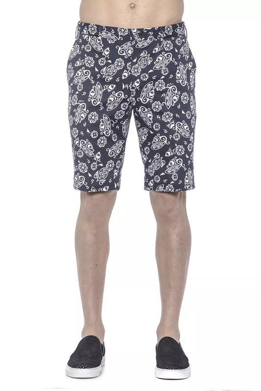 PT Torino Herren-Bermudashorts aus blauer Baumwolle