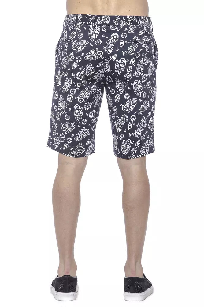 PT Torino Herren-Bermudashorts aus blauer Baumwolle