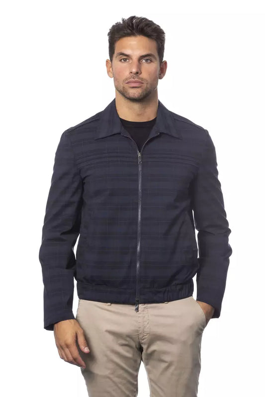 Verri Blaue Wolljacke für Herren