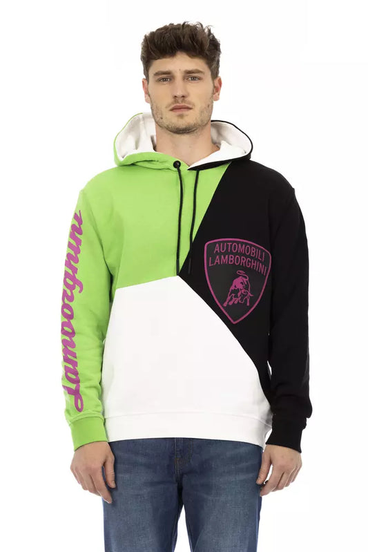Automobili Lamborghini Herren-Hoodie aus weißer Baumwolle