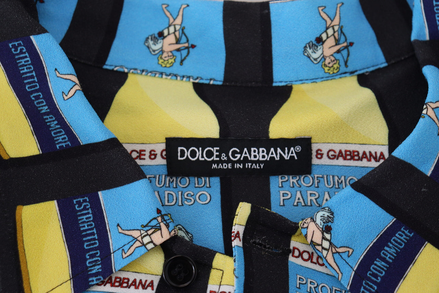Dolce & Gabbana – Freizeithemd aus Viskose mit mehrfarbigem Print