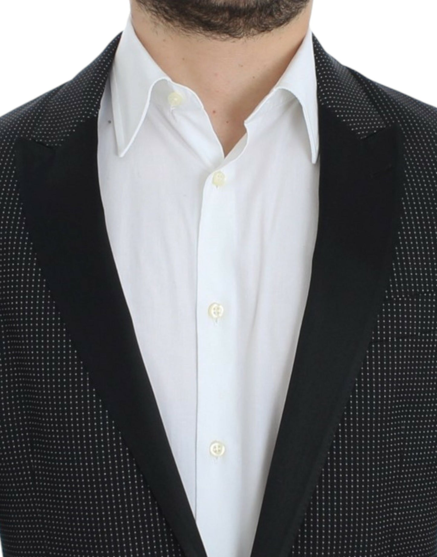 Dolce & Gabbana – Schmaler MARTINI-Blazer aus schwarzer Wolle