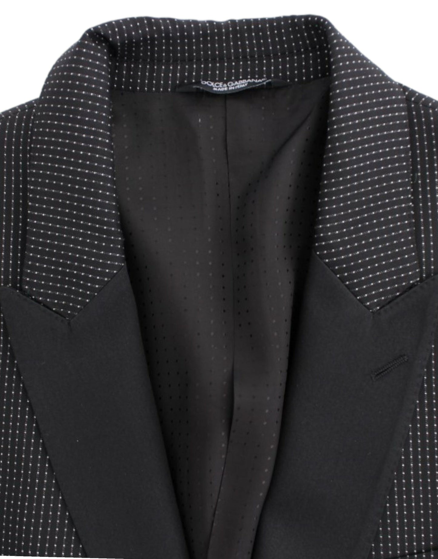 Dolce & Gabbana – Schmaler MARTINI-Blazer aus schwarzer Wolle