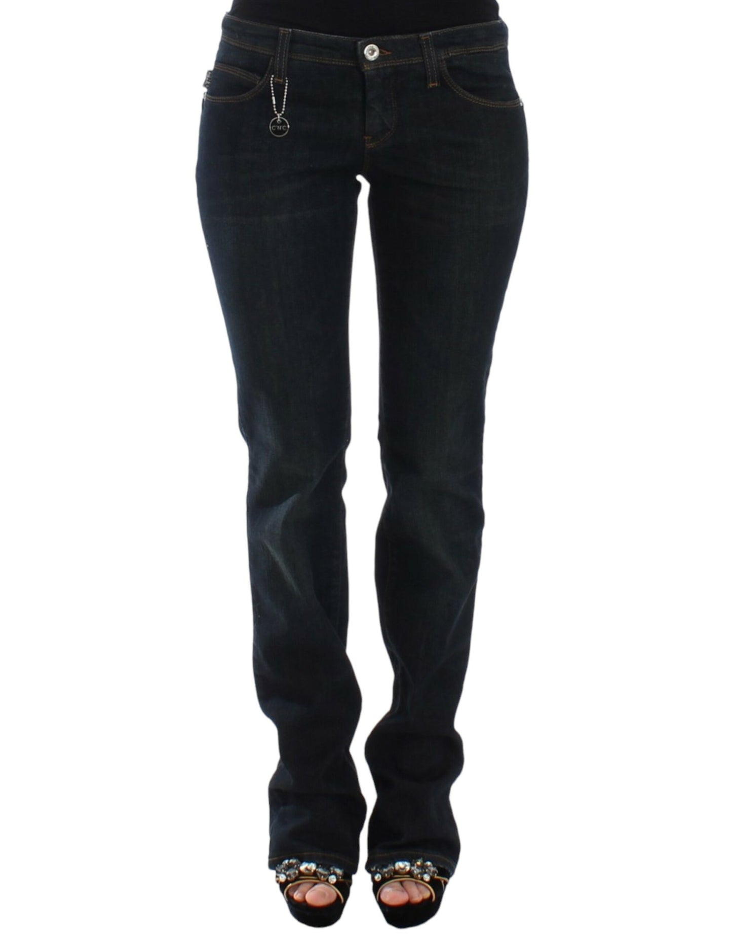 Costume National – Blaue Slim-Fit-Jeans