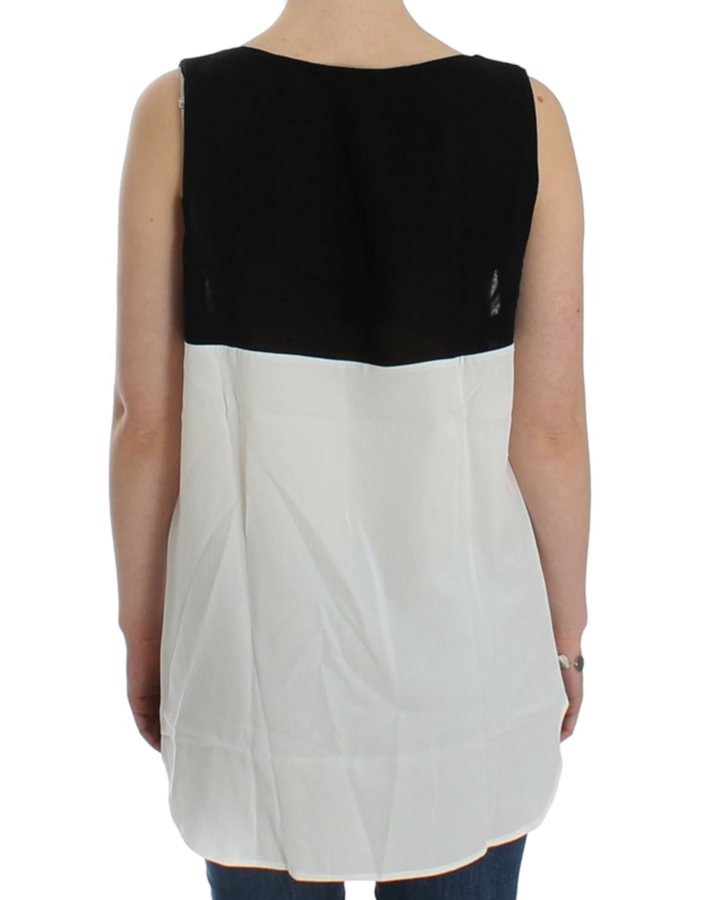 Costume National Weißes ärmelloses Top