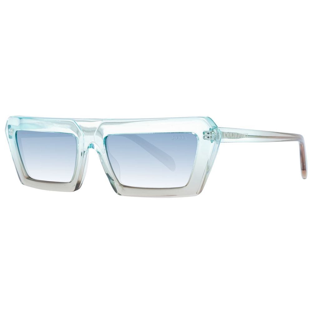 Emilio Pucci Türkis Damen Sonnenbrille