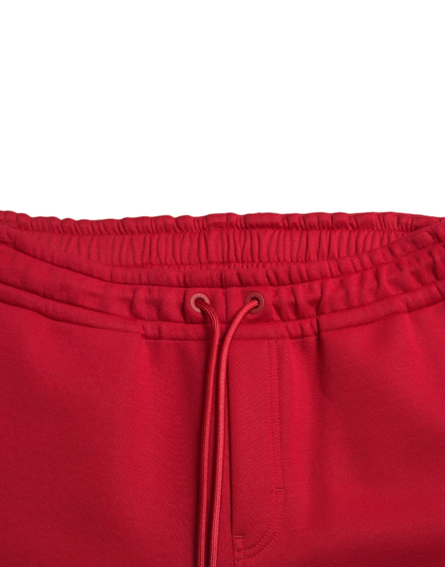 Dolce & Gabbana – Enge Jogginghose aus Baumwollmischung in Rot