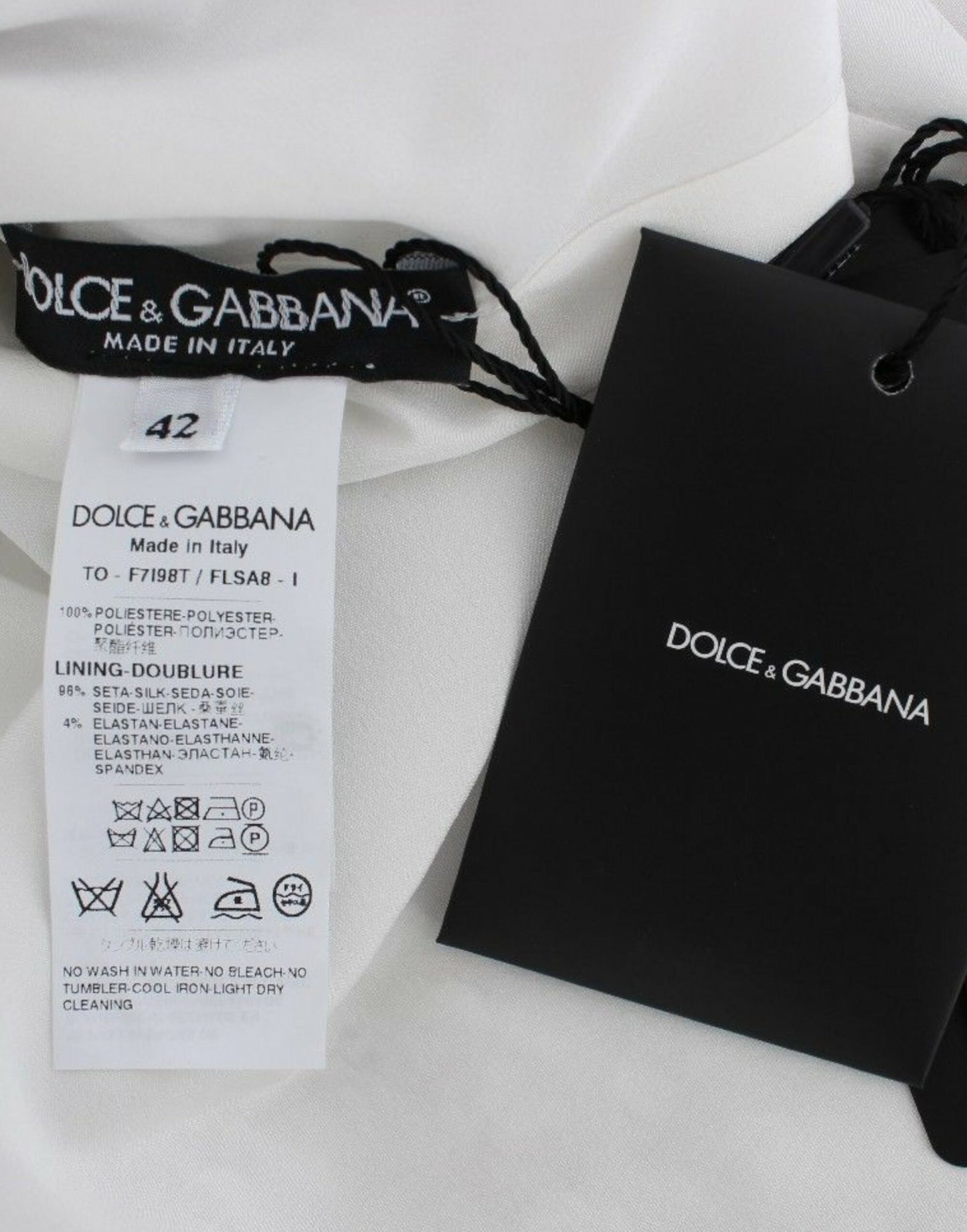 Dolce & Gabbana – T-Shirt-Oberteil mit Rundhalsausschnitt und silbernen Pailletten