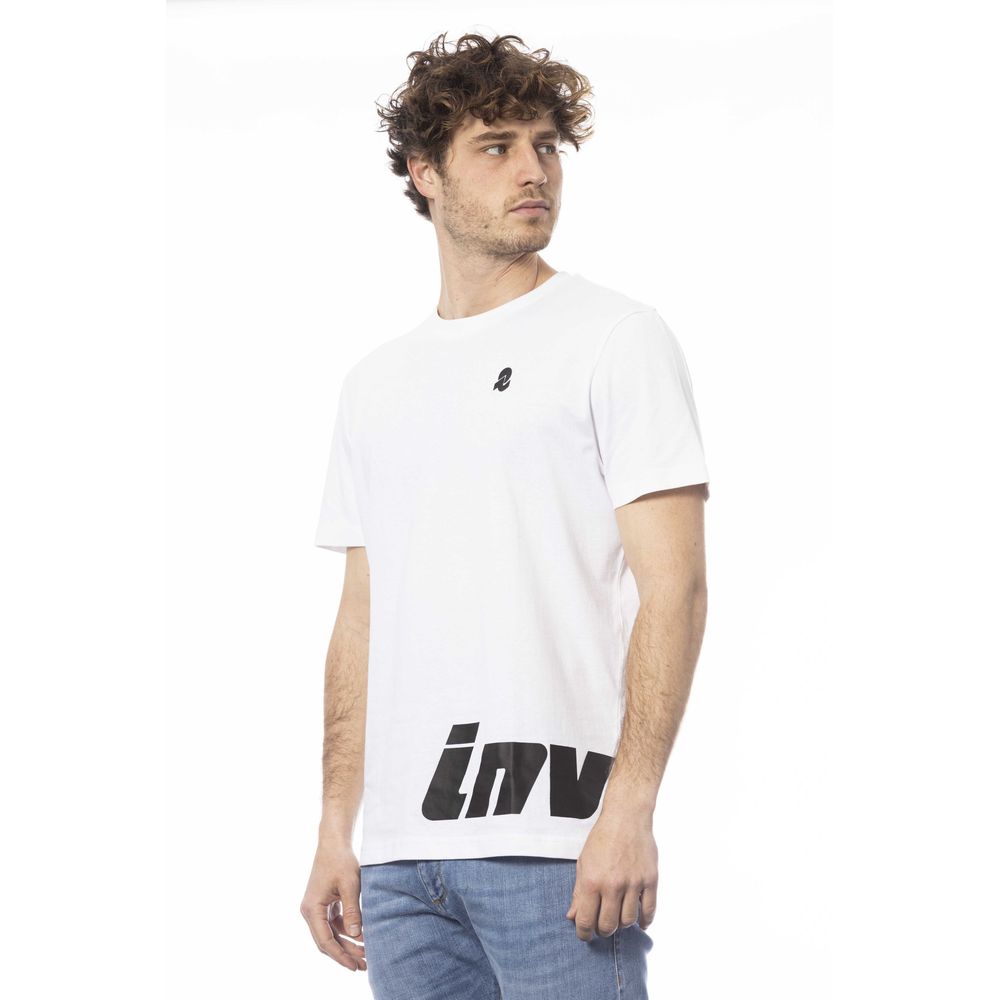 Invicta Weißes Baumwoll-T-Shirt für Herren