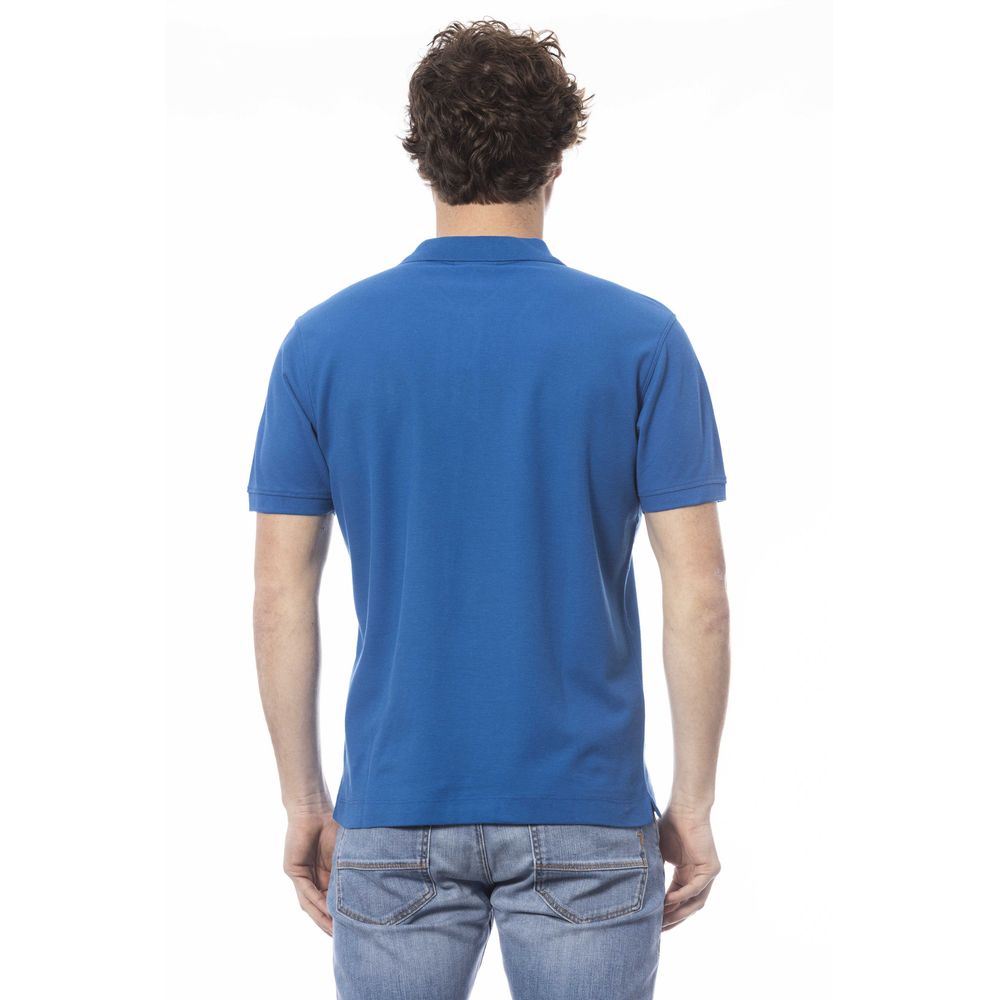Invicta Blaues Herren-Poloshirt aus Baumwolle