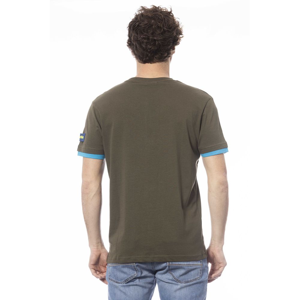 Invicta Grünes Baumwoll-T-Shirt für Herren