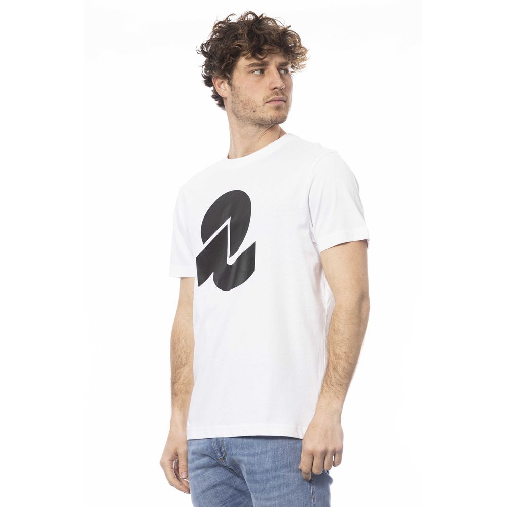 Invicta Weißes Baumwoll-T-Shirt für Herren