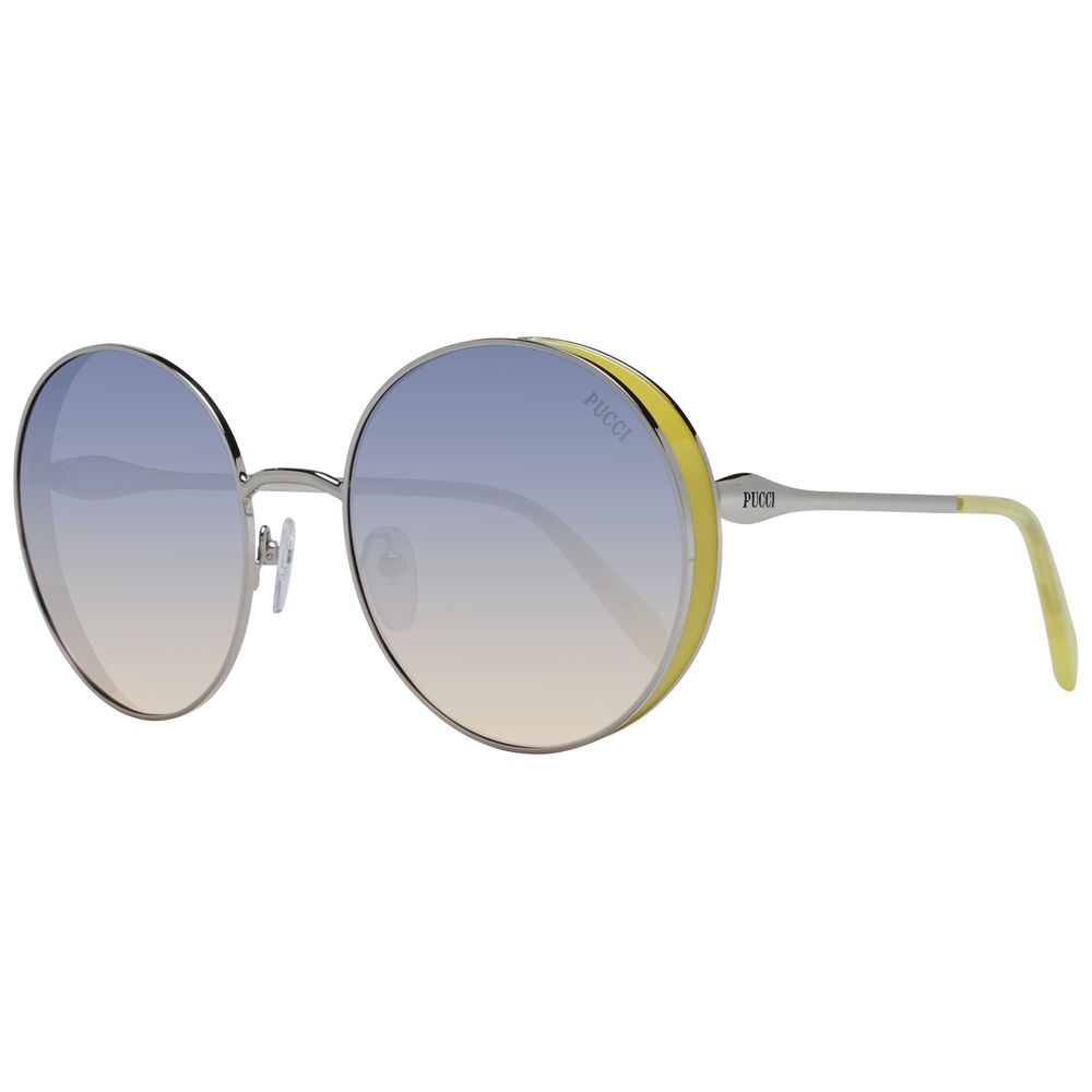 Emilio Pucci Silver Metal Sunglasses