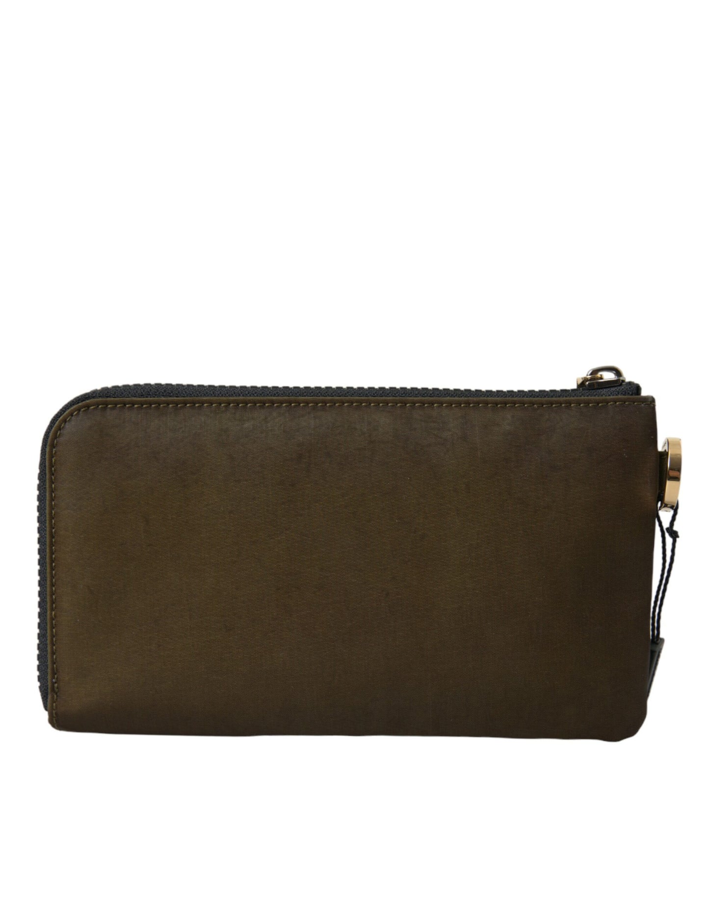 Dolce & Gabbana Dunkelgrünes Nylon-Logo-Multifunktionsset, 2-teiliges Taschenset