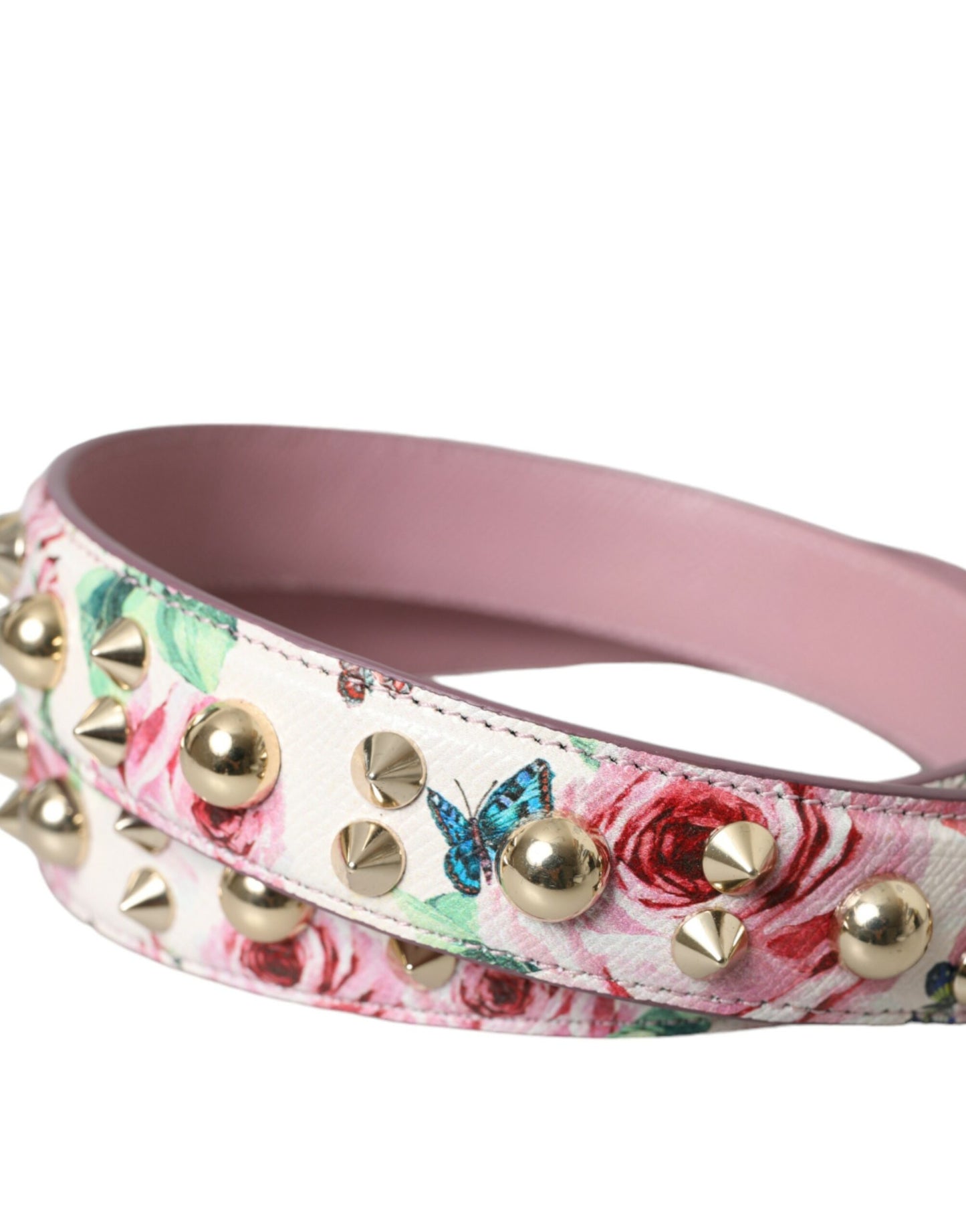 Dolce & Gabbana Rosa Blumenhandtaschen-Zubehör Schultergurt