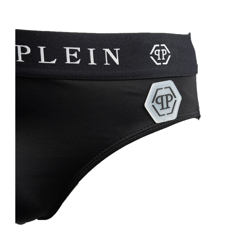 Philipp Plein – Schwarze Badehose aus Polyamid für Herren