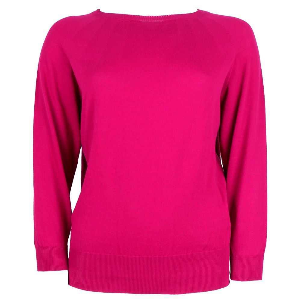 Alpha Studio Fuchsia Baumwollpullover