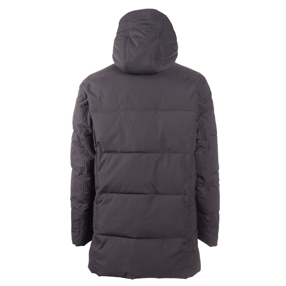 Emilio Romanelli Schwarze Polyester-Herrenjacke