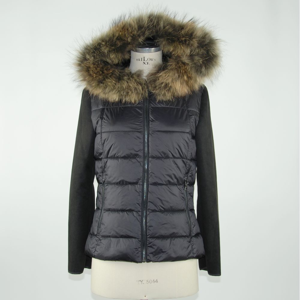 Emilio Romanelli Schwarze Polyester-Damenjacke