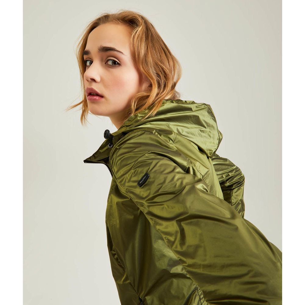 Refrigiwear Grüne Polyamid-Damenjacke