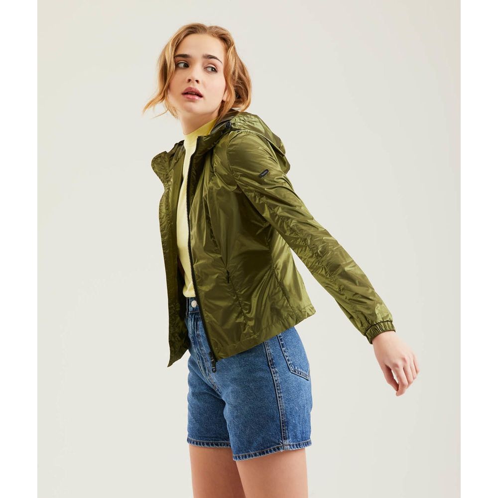 Refrigiwear Grüne Polyamid-Damenjacke