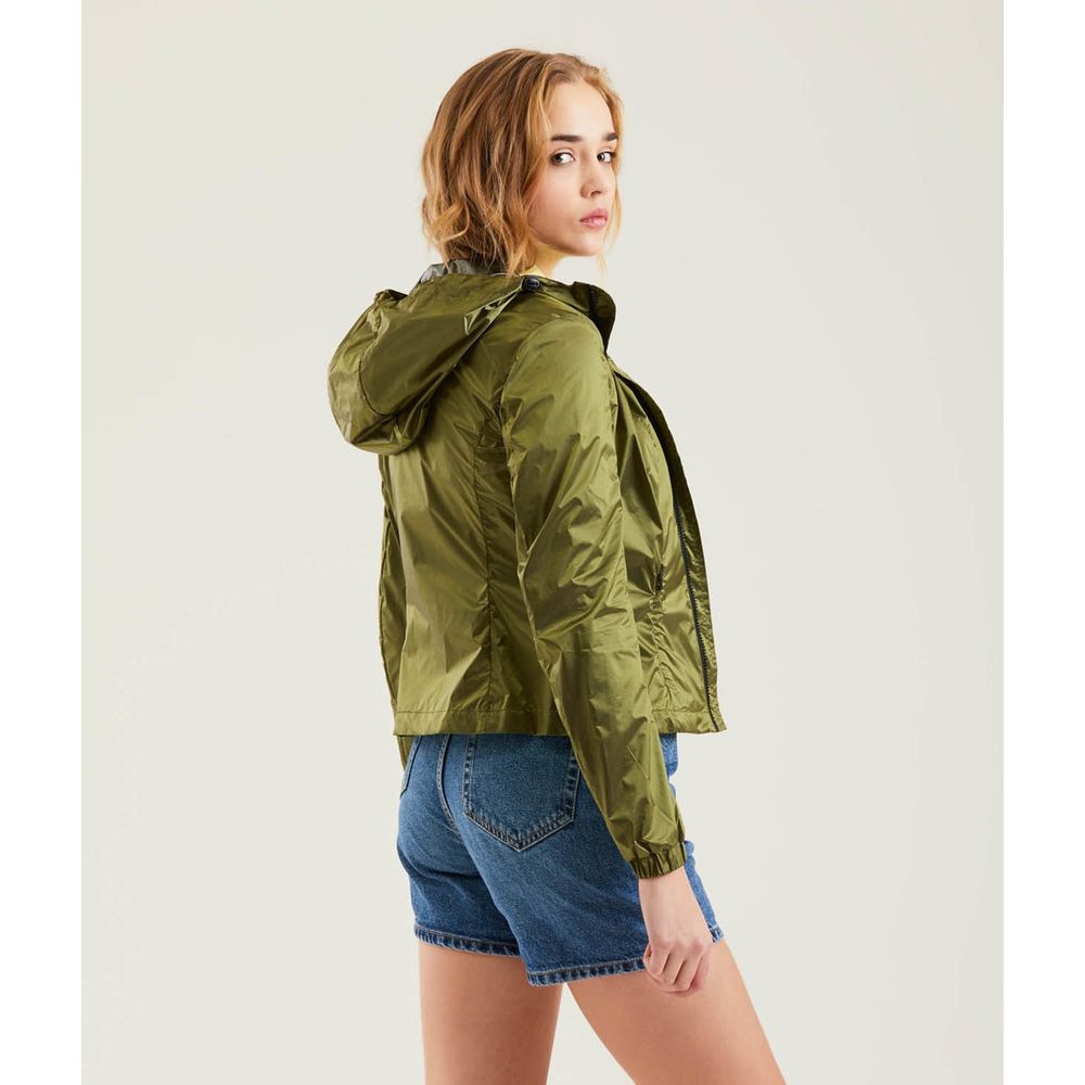 Refrigiwear Grüne Polyamid-Damenjacke