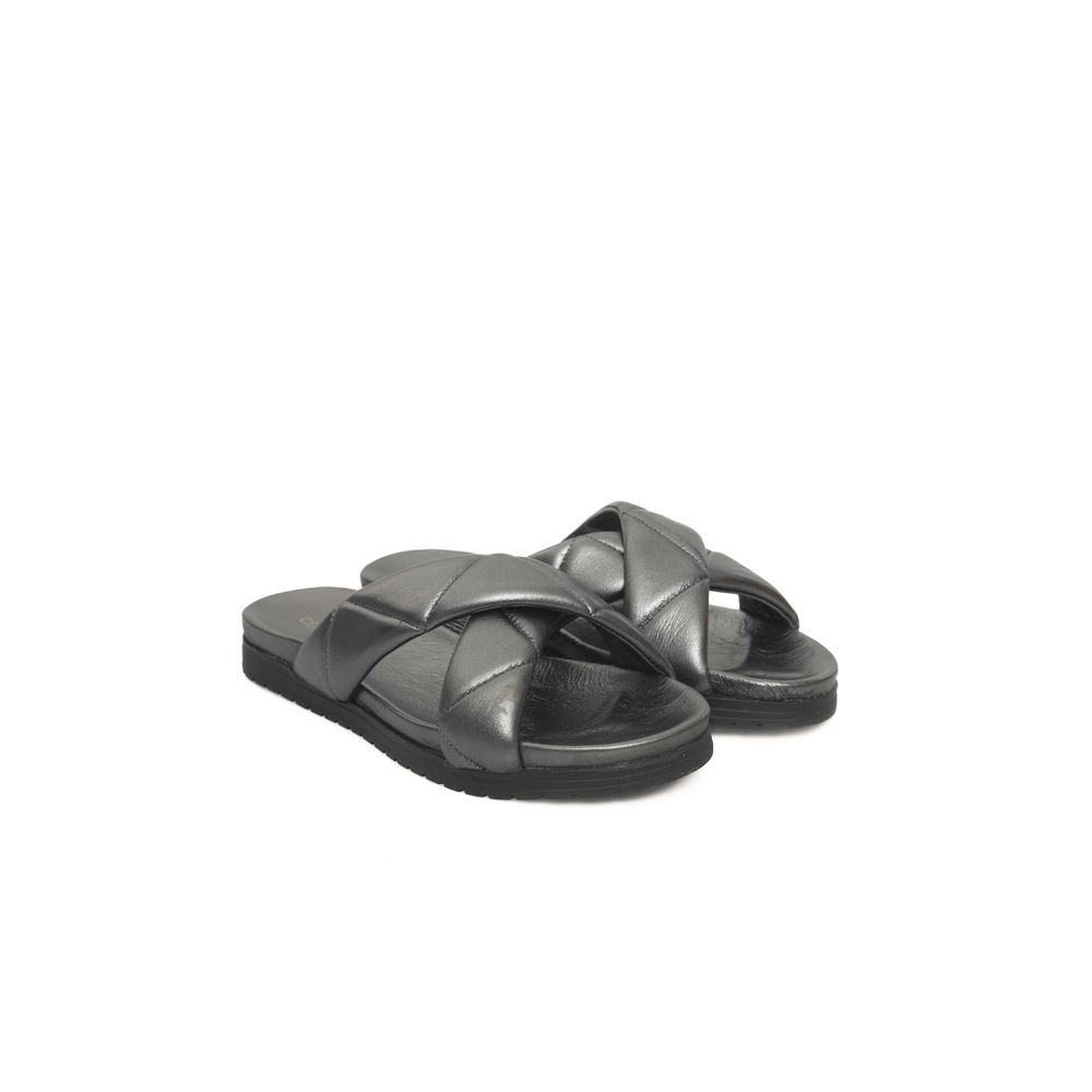 Cerruti 1881 Damen-Sandale aus grauem Lammleder