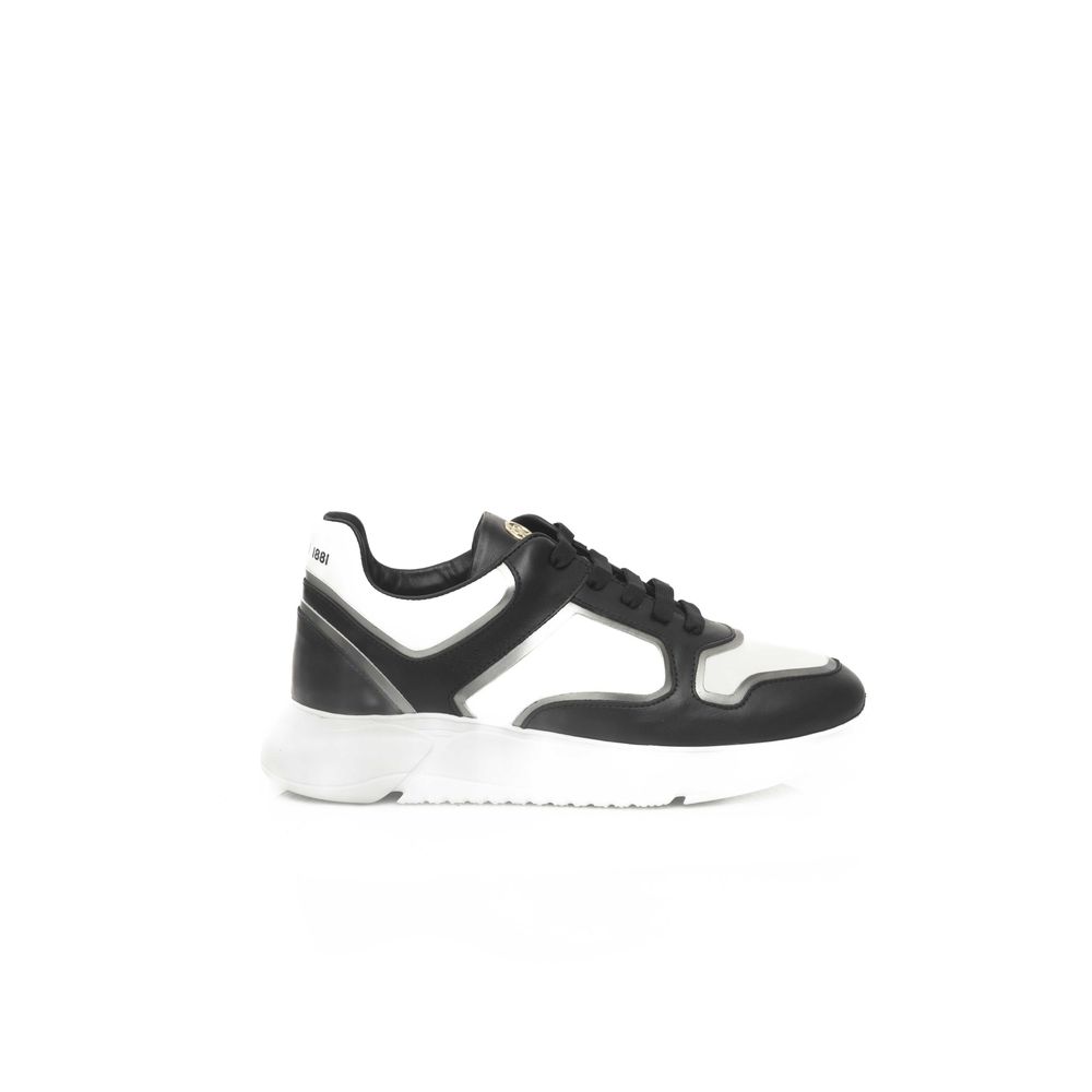 Cerruti 1881 Damen-Sneaker aus schwarzem Rindsleder