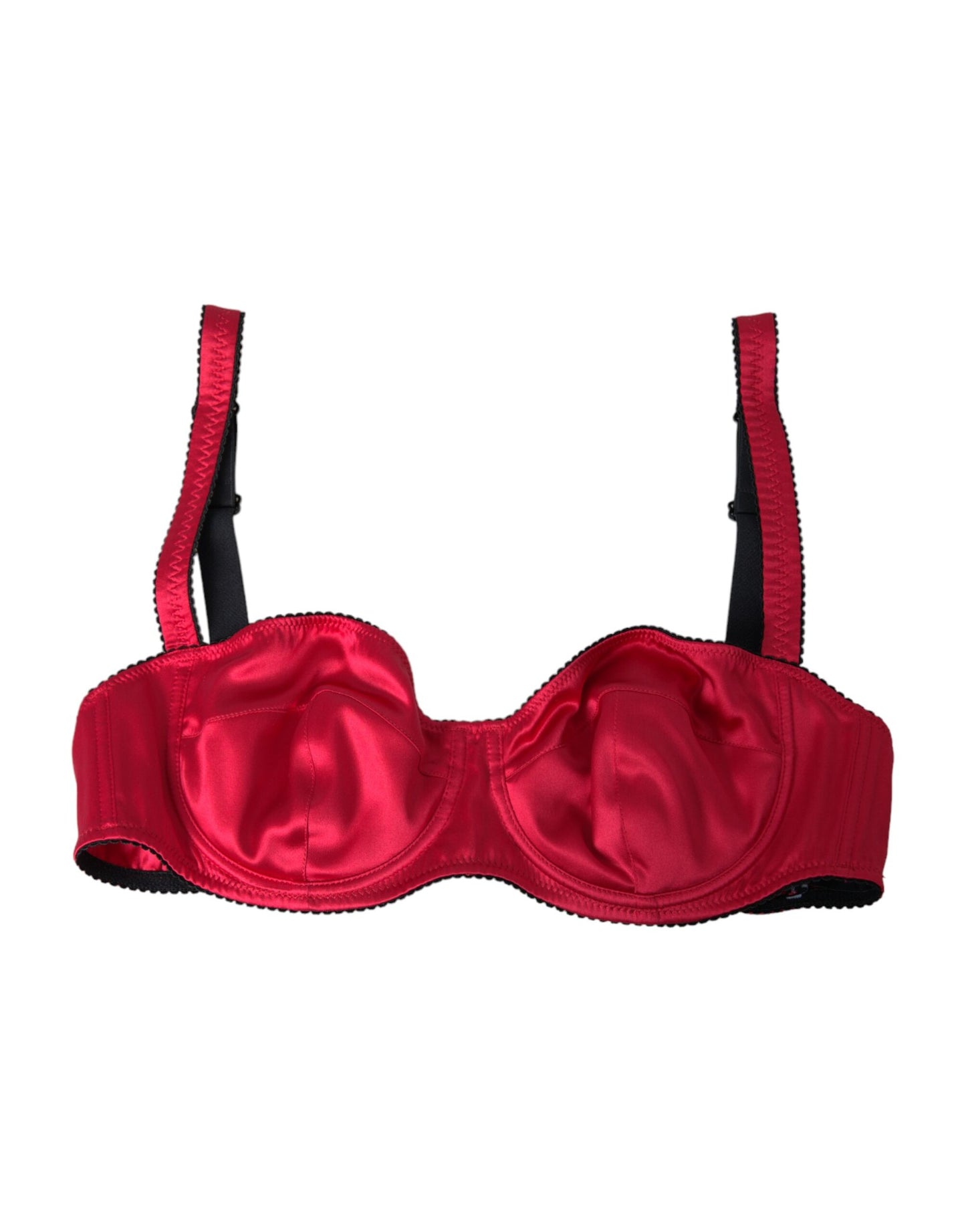 Dolce & Gabbana Bordeaux Seidenstretch Balconette-BH Unterwäsche